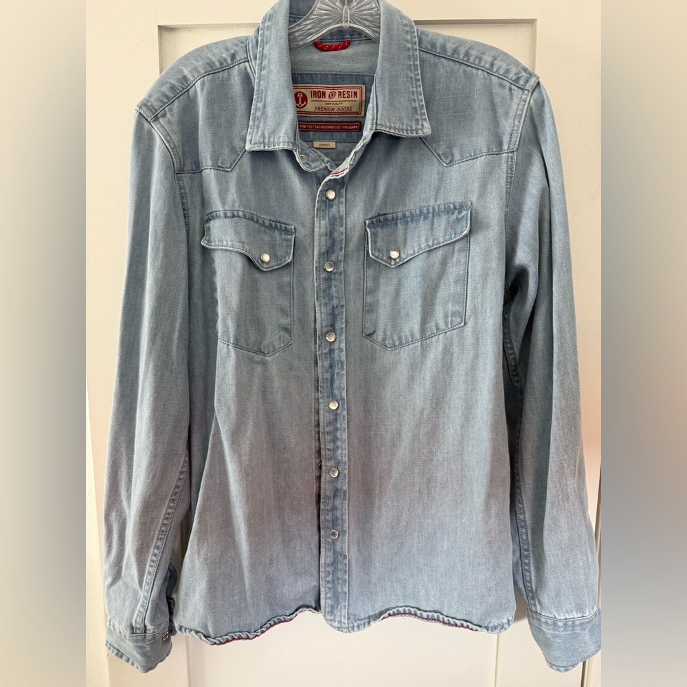 Iron & Resin Blue Denim Shirt